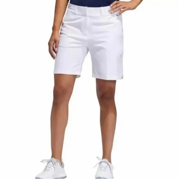 adidas Pants - adidas Climalite Women's Classic White Bermuda Golf Athletic Shorts Size 10